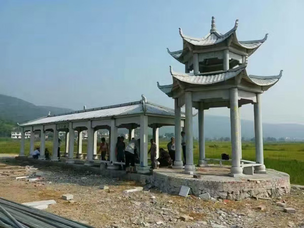 市政青石石亭子 - 嘉祥志遠石材有限公司