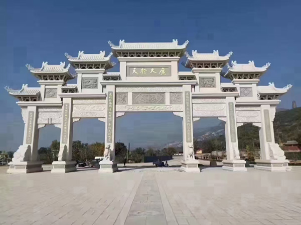 景區青石石牌坊 - 嘉祥志遠石材有限公司
